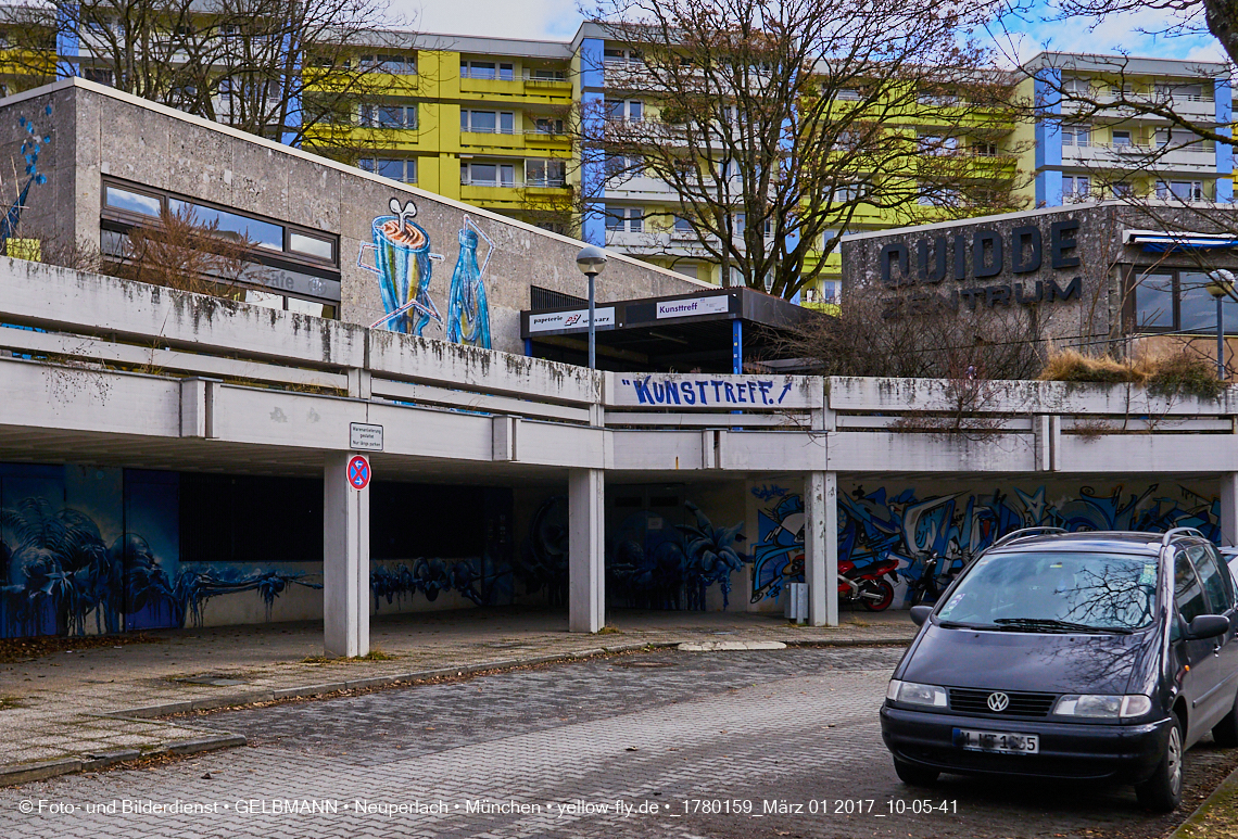 01.03.2017 - die Abrissbaustelle Quiddezentrum in Neuperlach